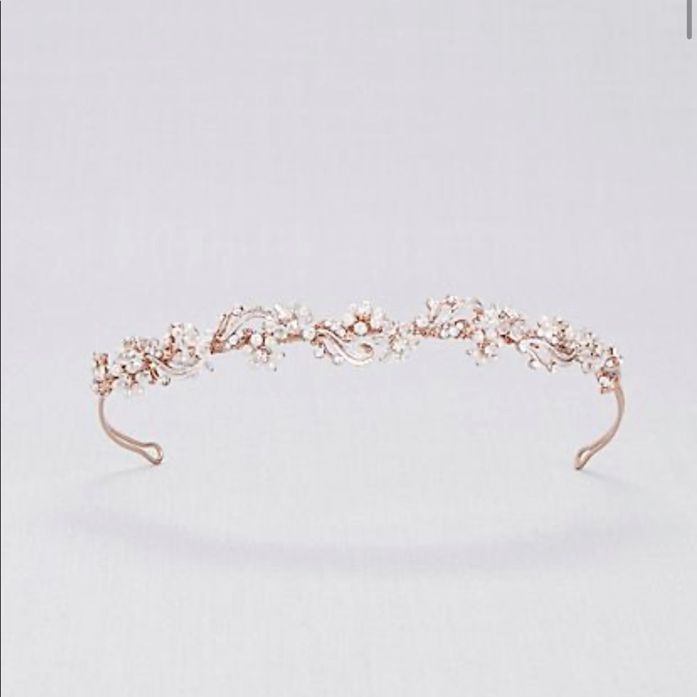 NWT David’s Bridal Rose Gold Headband